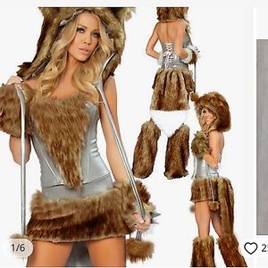 Big Bad Wolf Womens Costume Halloween Animal Costumes × 1